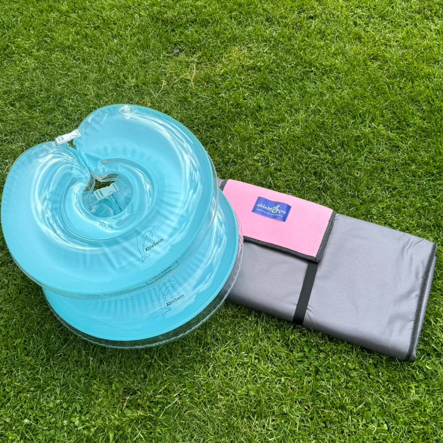 2x Swim Rings + ableDry Towel Bundle